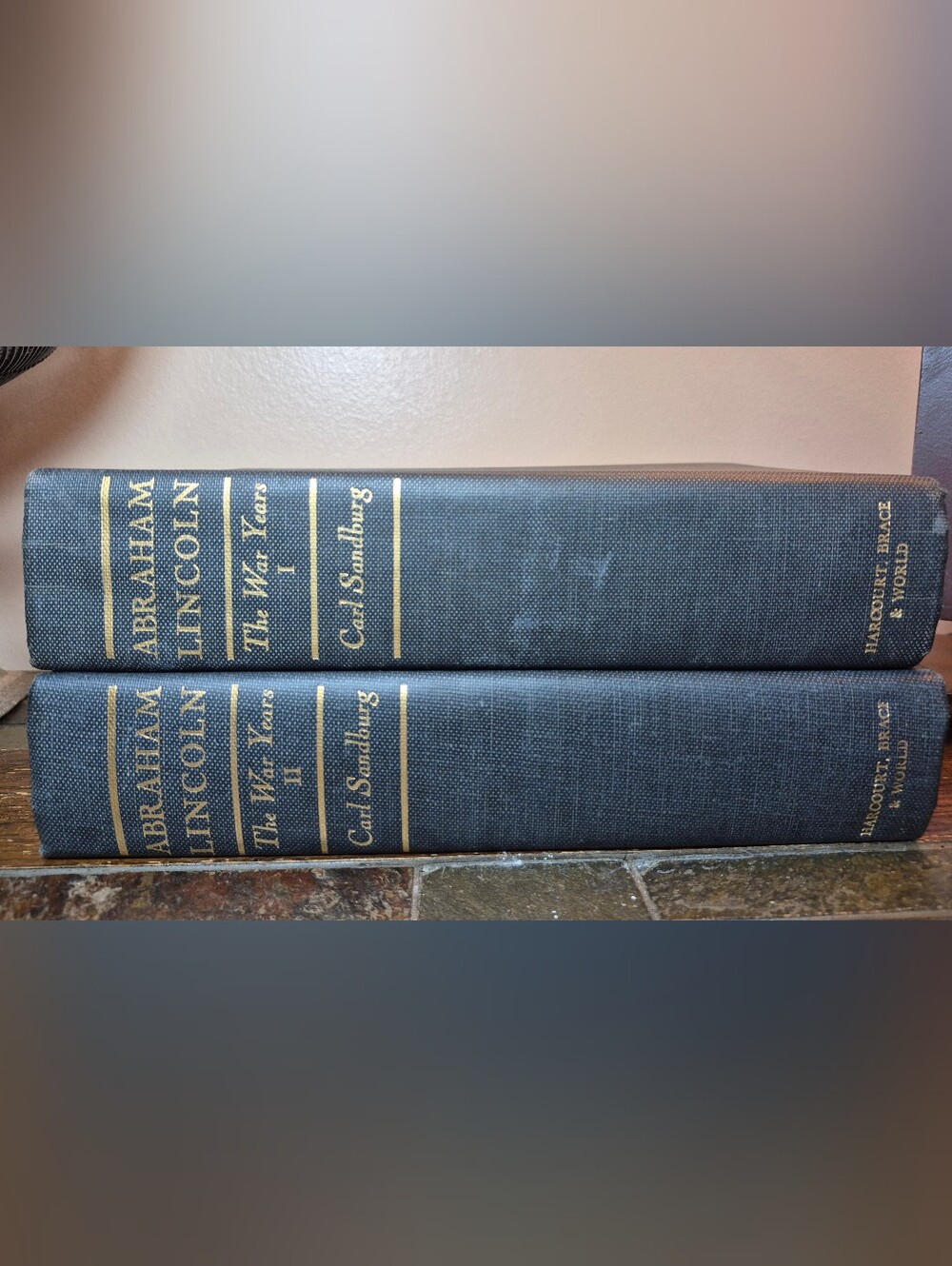 Vintage 1939 Abraham Lincoln: The War Years (Volumes 1 & 2) by Carl Sandburg